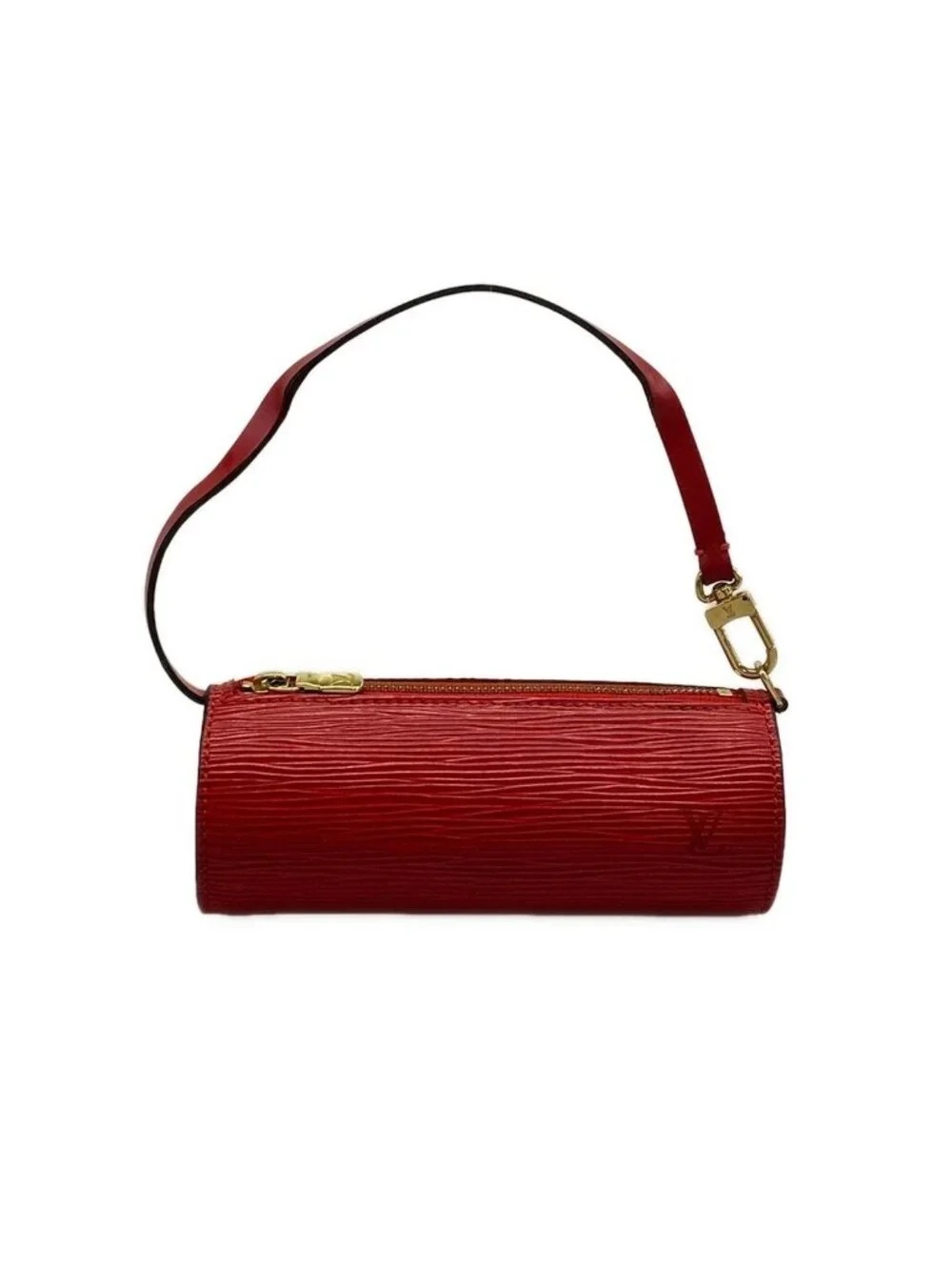 Louis Vuitton Handbag Epi Soufflot Castilian Red Leather